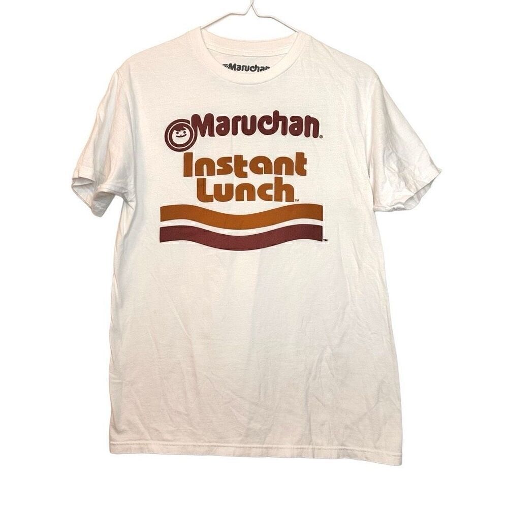 Maruchan Instant Ramen Lunch Short Sleeve Cotton Graphic T-Shirt White Medium